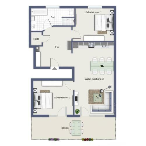 Apartamento Haus Am Wald Wohnung Strand