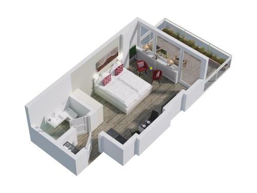 Apartamento Ferienwohnung Penthouse