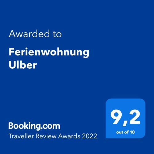 Apartamento Ferienwohnung Ulber