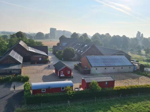Blockh�tte Wohlf�hlwagen G�stezimmer Moerenhof