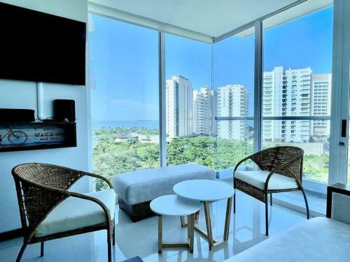Nuevo Y Moderno Apartamento Con Vista Al Mar.