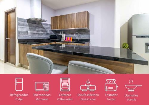 Apartamento �nuevo! Depto. C�ntrico Con Alberca Y Jacuzzi