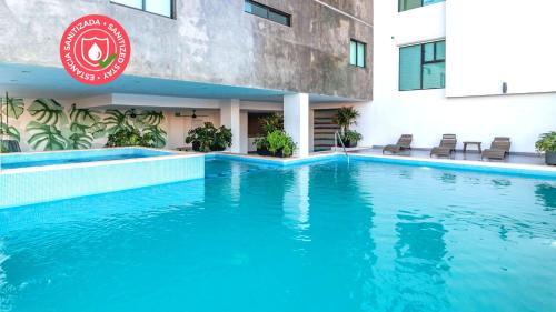 Apartamento �nuevo! Depto. C�ntrico Con Alberca Y Jacuzzi