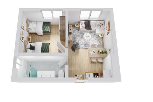 Apartamento Smart Resorts Haus Azur Ferienwohnung 803