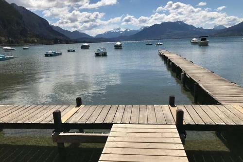 Apartamento Chez Jacques - Terrasse Avec Vue Lac Et Montagne