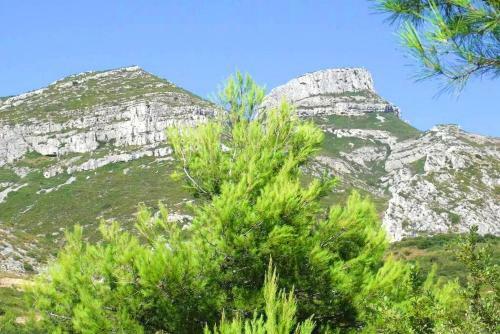 Rare - Escale Bicolore - Bas de Villa Priv� Proche de Cassis Avec Piscine Chauff�e
