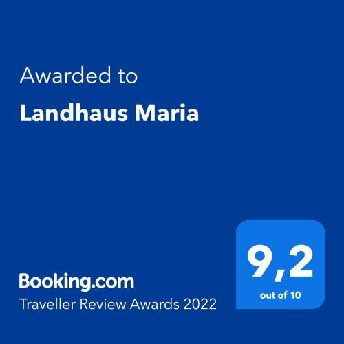 Apartamentos Landhaus Maria