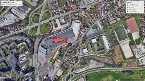 Apartamento Bnbesak Besancon Micropolis