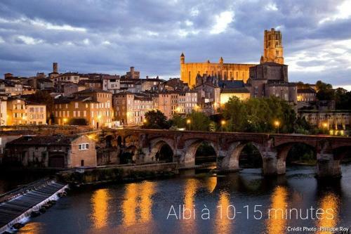Apartamento Grand Appartement de 80m2 � 10min D'albi