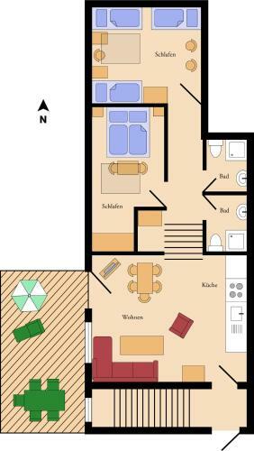 Apartamento Ferienhof Nina Weilandt