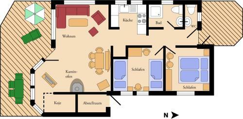 Apartamento Ferienhof Nina Weilandt