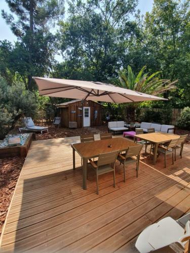 New Fully Equipped Modern Villa In Biscarrosse Lac