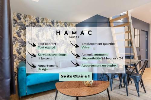 Apartamento Suite Claire I Studio 4 Personnes - Vaise - Neuf