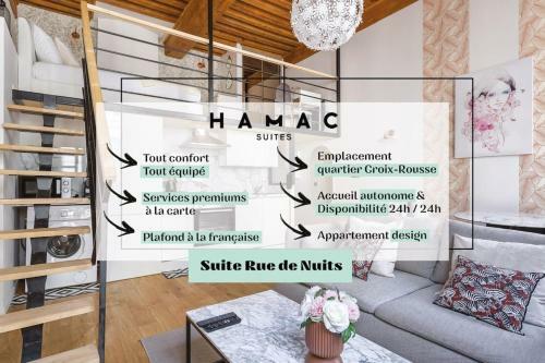 Apartamento Suite Rue de Nuits - 2 Personnes - Croix Rousse