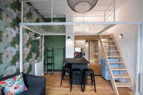 Apartamento Le Canop�e - Beau Studio Atypique Proche Quais Du Rh�ne