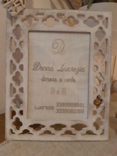 Donna Lucrezia Dimora A Corte B&B