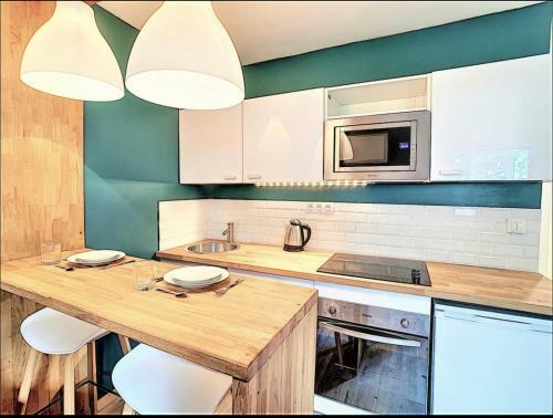 Apartamento Centre Saint-gervais Studio Vert Moderne 2 Pers Proche T�l�cabine