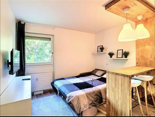 Apartamento Centre Saint-gervais Studio Vert Moderne 2 Pers Proche T�l�cabine