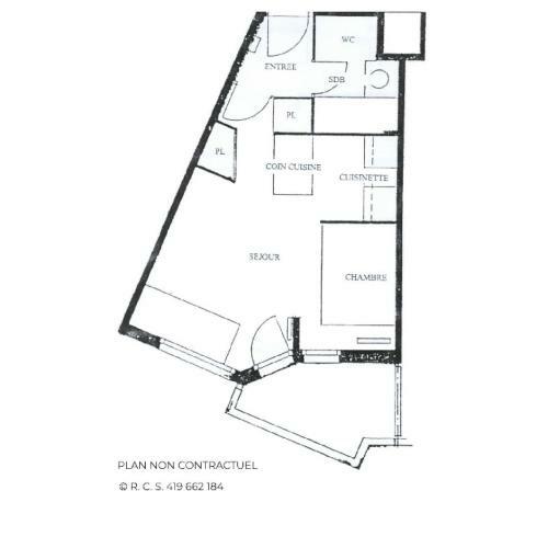 Apartamento R�sidence Median - 2 Pi�ces Pour 4 Personnes 574