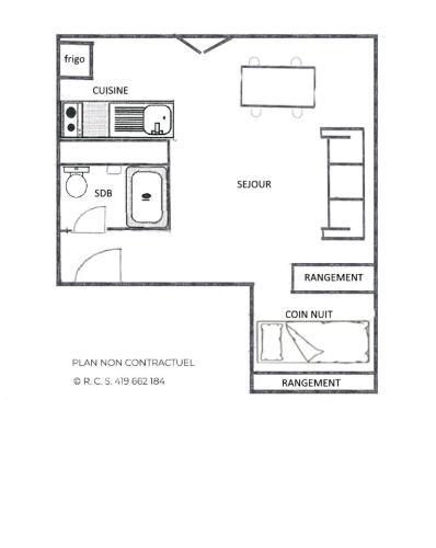 Apartamento R�sidence Oisans - Studio Pour 4 Personnes 634