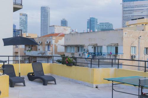 Carmel Market Roof Top Designed Apartment