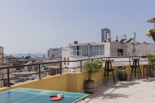 Carmel Market Roof Top Designed Apartment