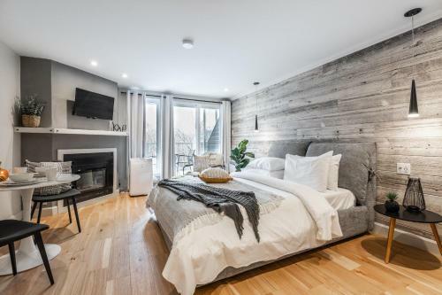 Apartamento Mont-plaisant Studio With Fireplace And Pool Access - 203