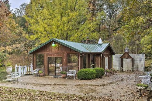 Apartamento Romantic Eureka Springs Cabin With Fireplace!