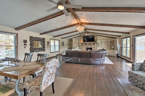 Waterfront Hot Springs Home With Private Dock!