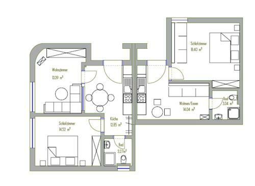 Apartamento Appartement Spatla