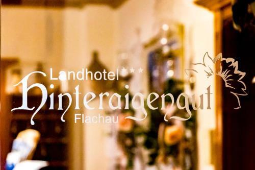 Apartamento Landhotel Hinteraigengut