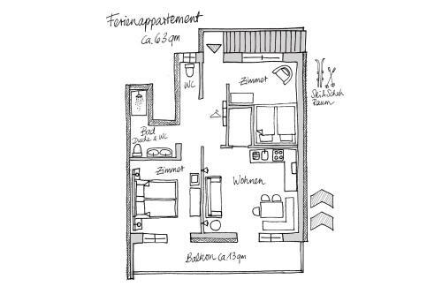 Apartamento Ferienappartement Bergliebe