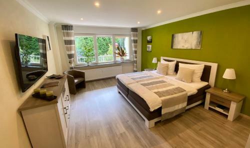 Apartamento Roosartige Ferien - Ferienwohnung Am Weiherturm