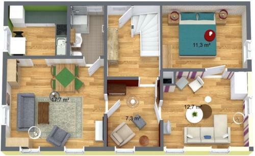 Apartamento Ferienhaus Elbufer 83
