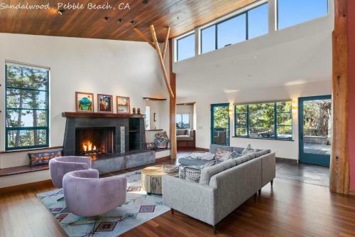 Pebble Beach Timeless Contemporary 4 Bed 5bath 30 Night Minimum