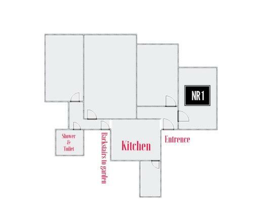 Four Individual Beautiful Spacious Rooms In Stylish Apartment