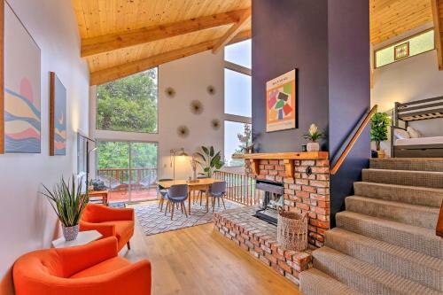 Pines Peak Lodge A-frame With Loft And View!