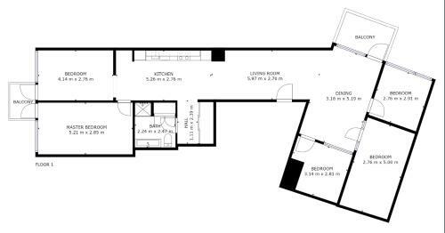 High-end Apartment With Rooftop Terrace And Gym