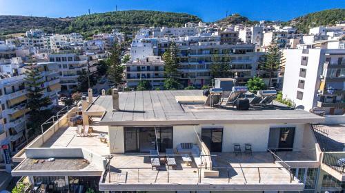 Apartamento Spectacular Penthouse Apt At Rethymnon Beach