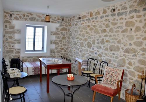 Traditional Cretan Stone House With Ondas