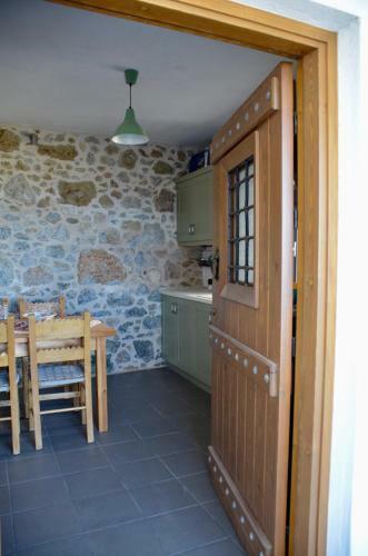 Traditional Cretan Stone House With Ondas