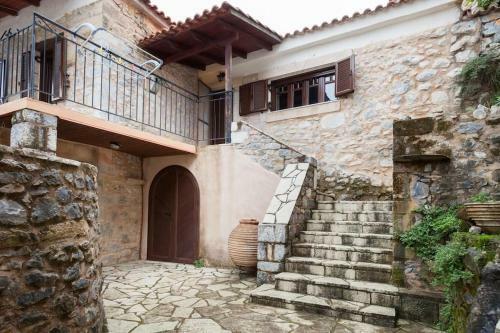 Traditional Stone House In Exochori