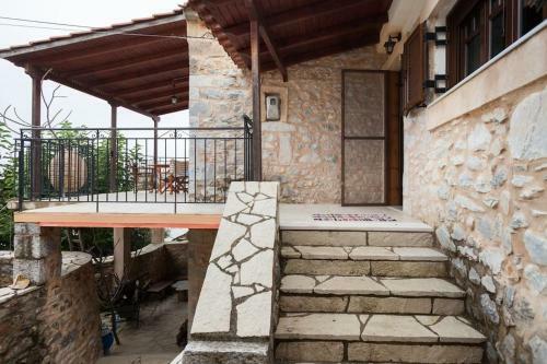Traditional Stone House In Exochori