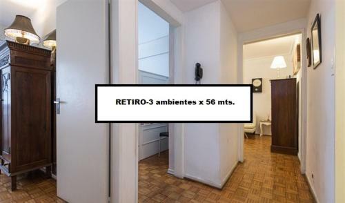 Apartamento 3 Ambientes En Retiro / Recoleta (centro)