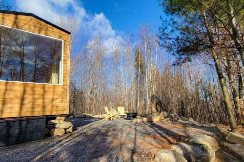 Tiny House In The Woods-escape To Nature. Snow Owl