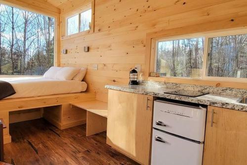Tiny House In The Woods-escape To Nature. Snow Owl