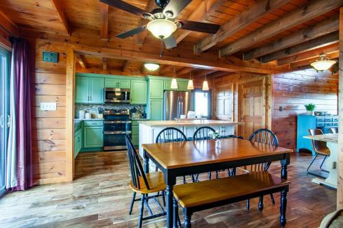 Black Bear Lodge Mtn View Wood Fireplace