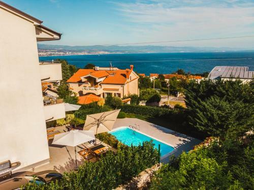 Pool Apartment Maurina Opatija With Sea View