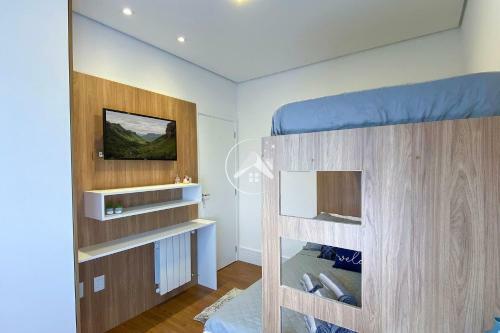 Apartamento Sofisticado Apto Com Lazer Completo, Em Localiza��o Privilegiada - Campos Do Jord�o