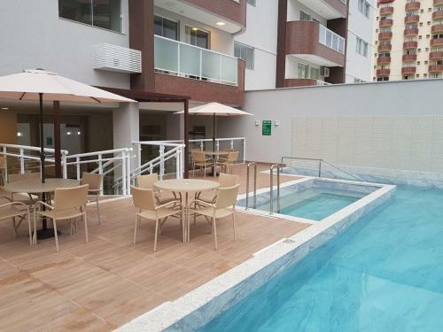 Apartamento Tipo Flat Para Temporada Em Caldas Novas Com Cozinha Completa